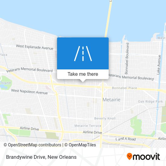 Mapa de Brandywine Drive