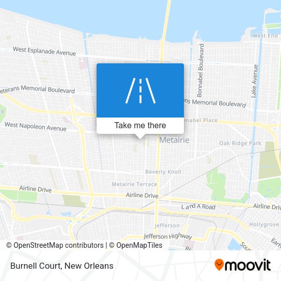 Mapa de Burnell Court