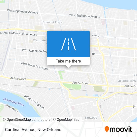 Mapa de Cardinal Avenue