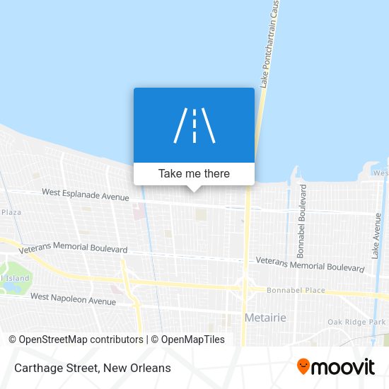 Mapa de Carthage Street