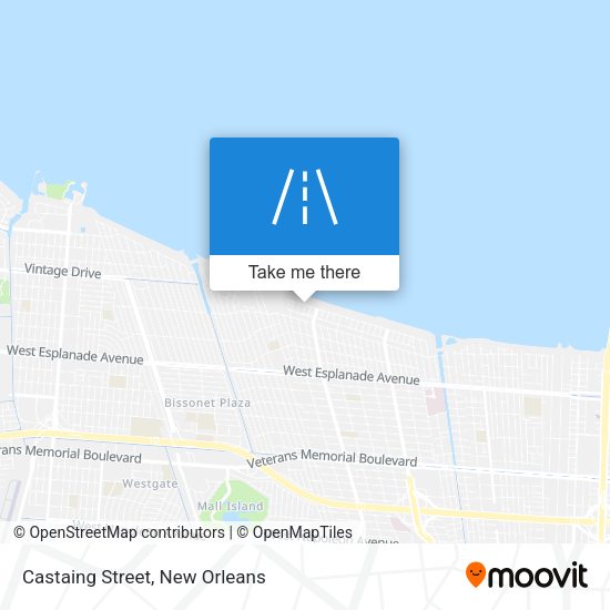 Castaing Street map