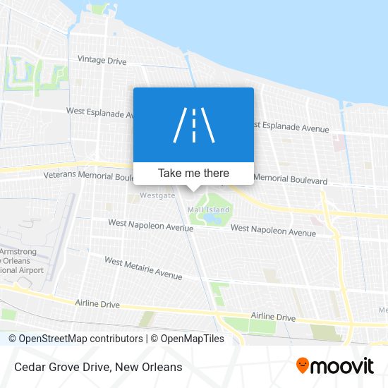 Cedar Grove Drive map