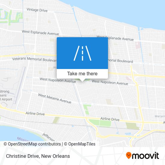 Christine Drive map