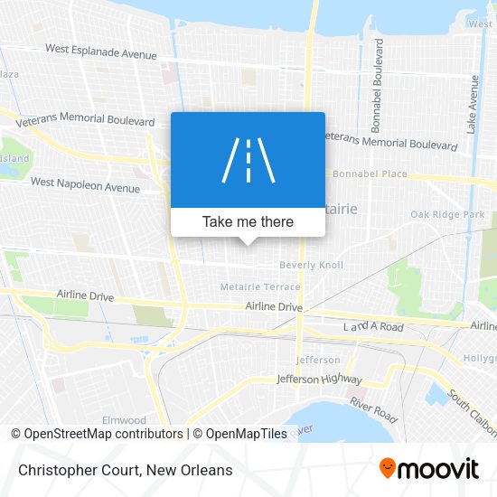 Mapa de Christopher Court