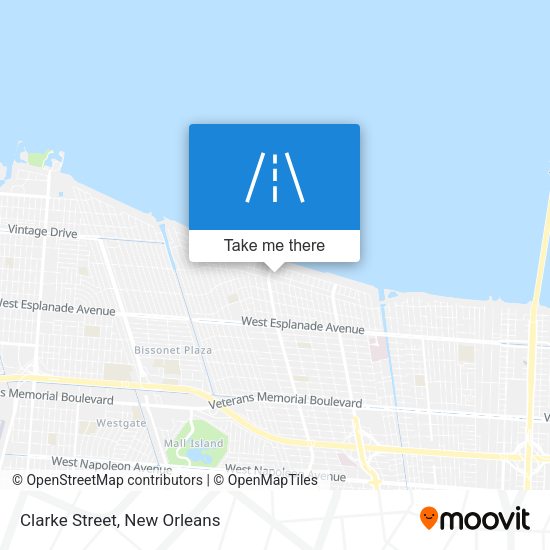 Mapa de Clarke Street
