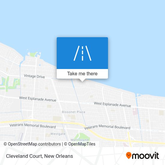 Cleveland Court map