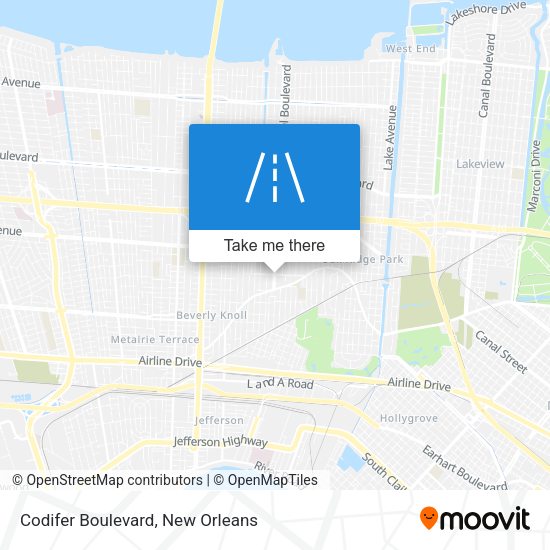 Codifer Boulevard map