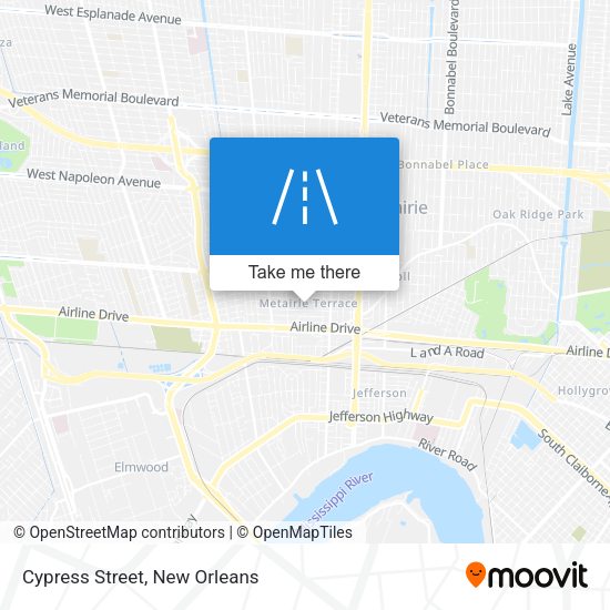 Mapa de Cypress Street