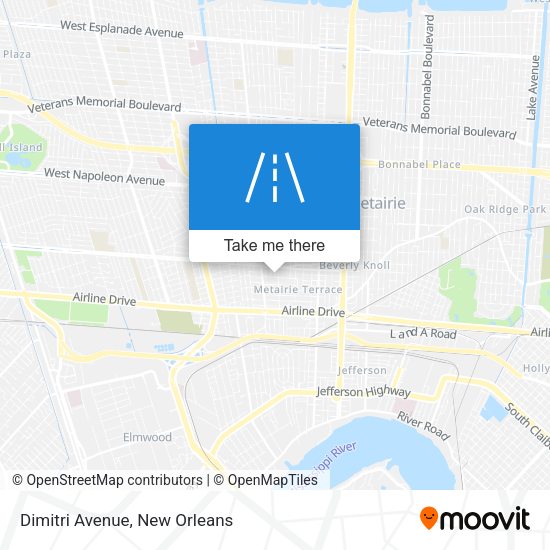 Mapa de Dimitri Avenue