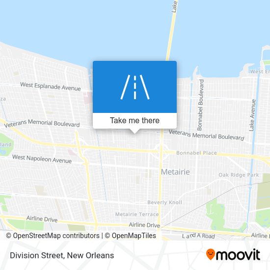 Division Street map