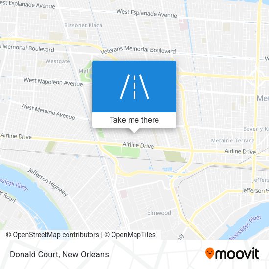 Mapa de Donald Court