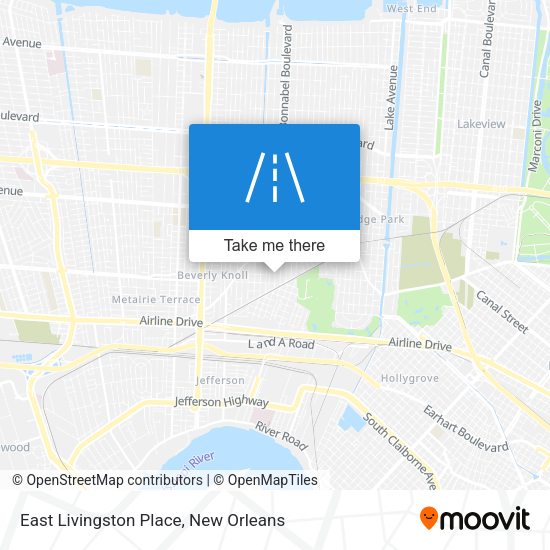 East Livingston Place map