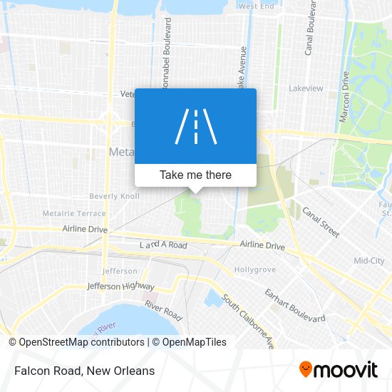 Mapa de Falcon Road