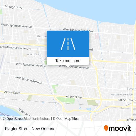 Mapa de Flagler Street