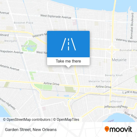 Garden Street map