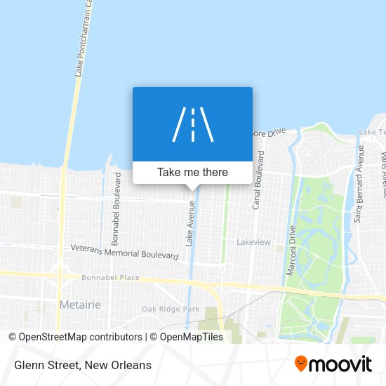 Mapa de Glenn Street