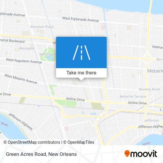 Mapa de Green Acres Road