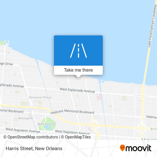 Mapa de Harris Street
