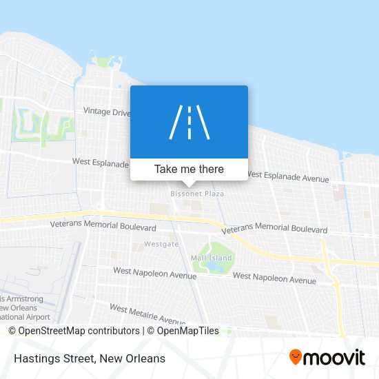 Hastings Street map