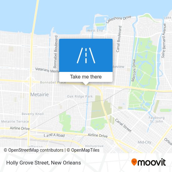 Holly Grove Street map