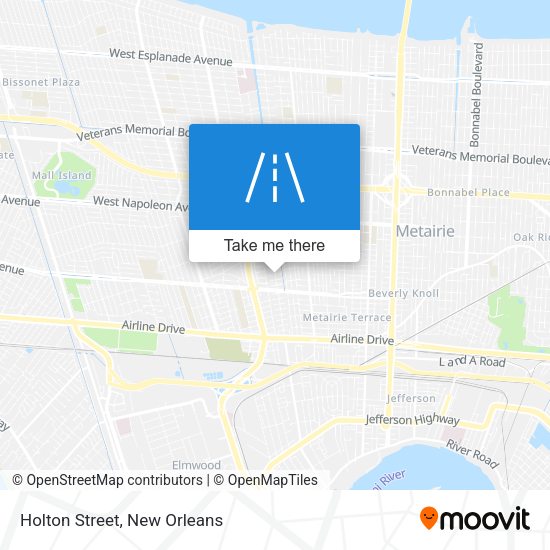 Mapa de Holton Street