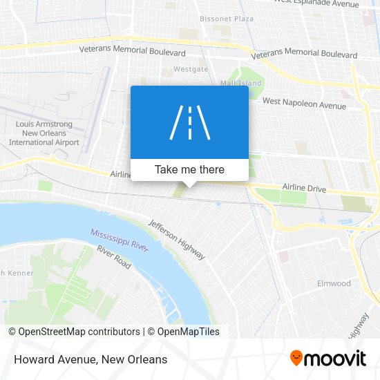 Mapa de Howard Avenue