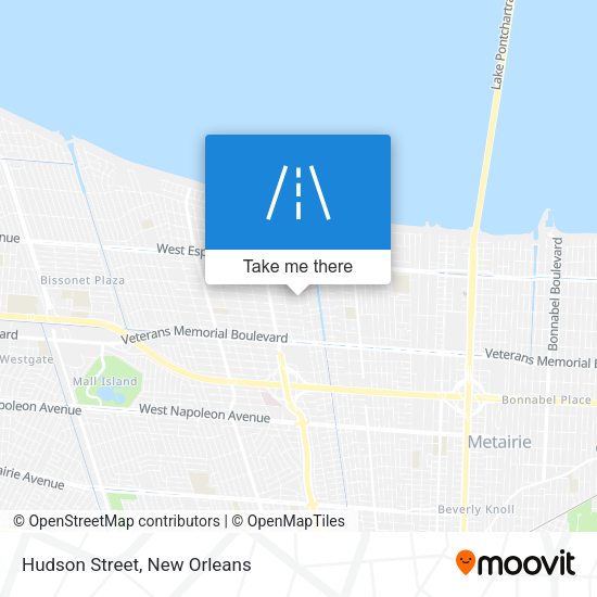 Mapa de Hudson Street