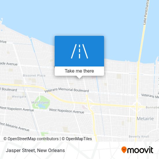 Mapa de Jasper Street