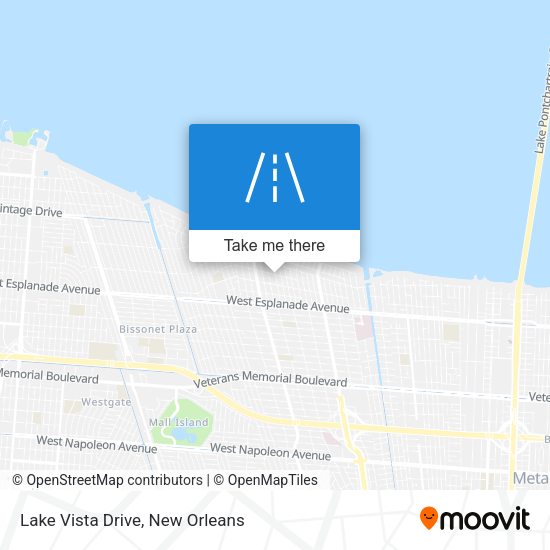 Lake Vista Drive map