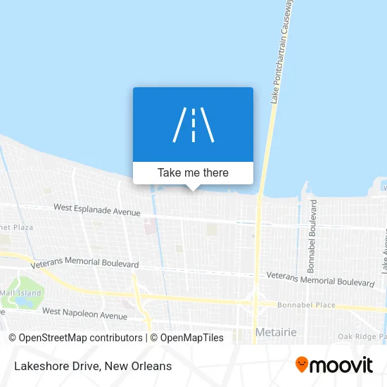 Mapa de Lakeshore Drive