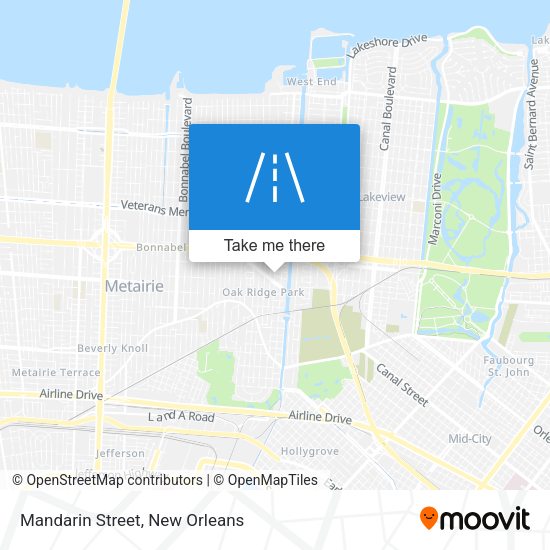 Mandarin Street map
