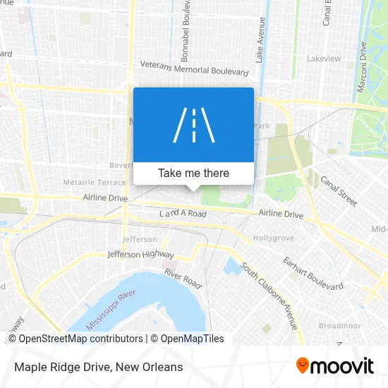 Maple Ridge Drive map