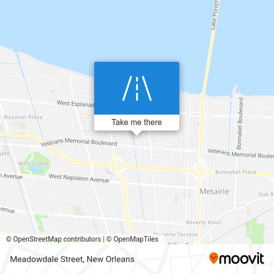 Meadowdale Street map