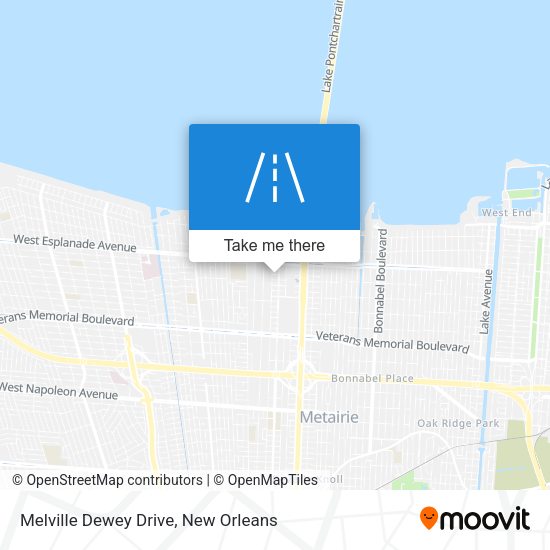 Melville Dewey Drive map