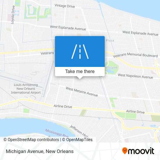 Mapa de Michigan Avenue