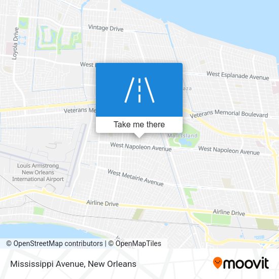 Mapa de Mississippi Avenue