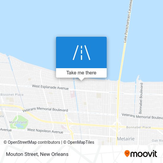 Mapa de Mouton Street