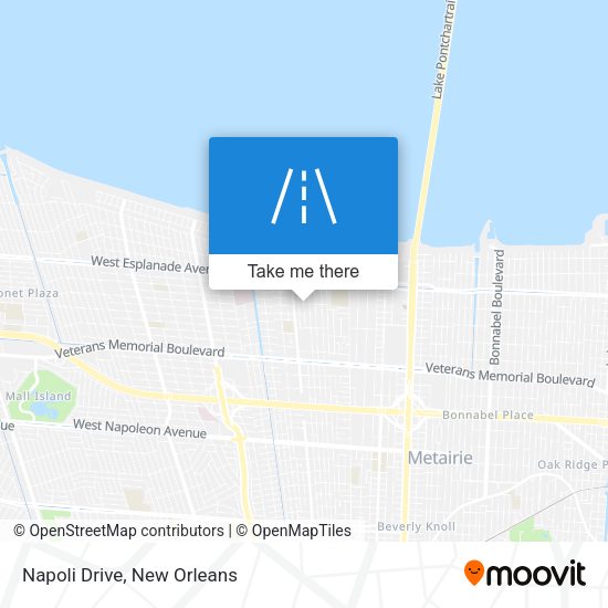 Mapa de Napoli Drive