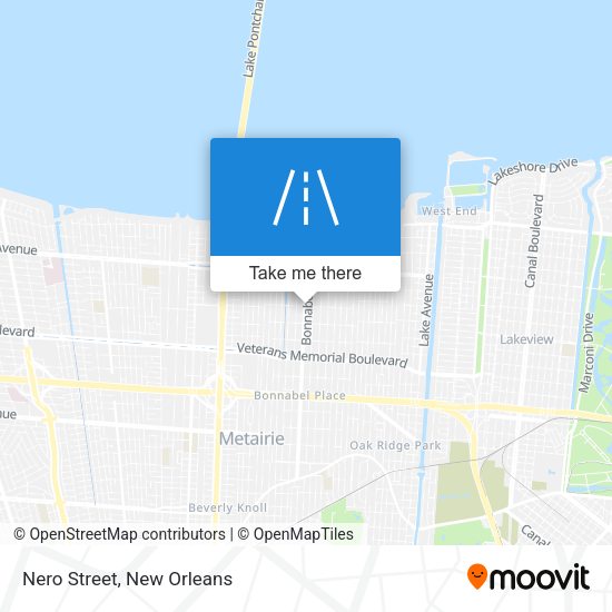 Mapa de Nero Street