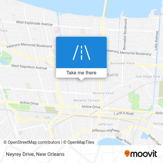 Mapa de Neyrey Drive