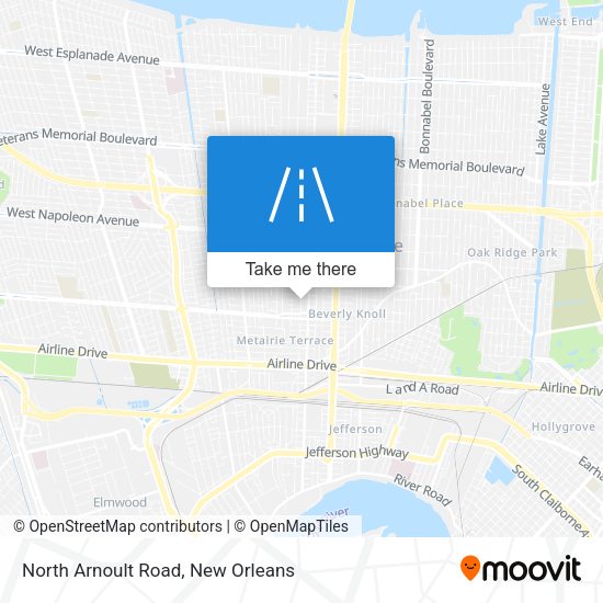 North Arnoult Road map