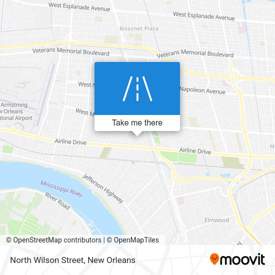 Mapa de North Wilson Street