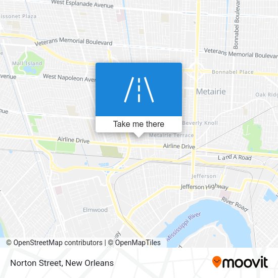 Mapa de Norton Street