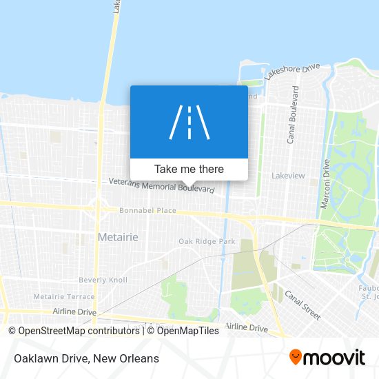 Mapa de Oaklawn Drive