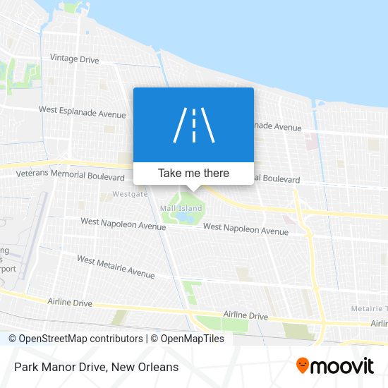 Park Manor Drive map