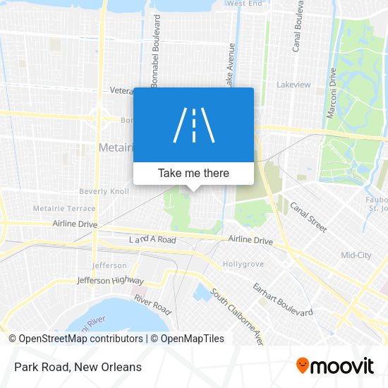 Mapa de Park Road