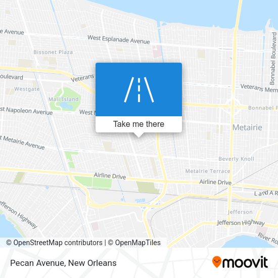 Mapa de Pecan Avenue