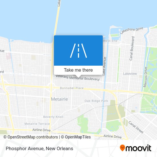 Mapa de Phosphor Avenue