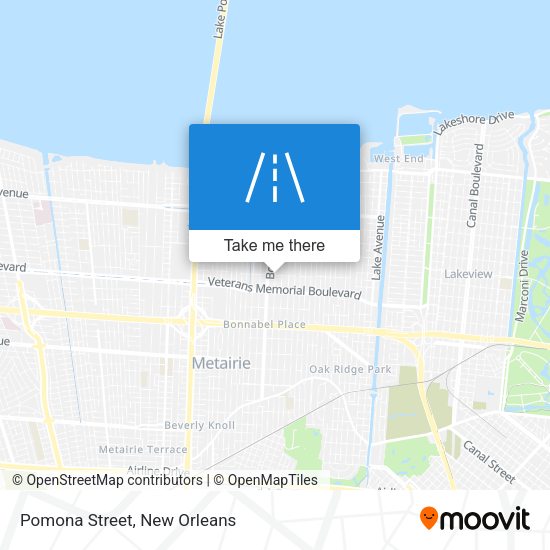 Mapa de Pomona Street
