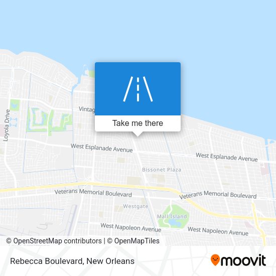 Rebecca Boulevard map
